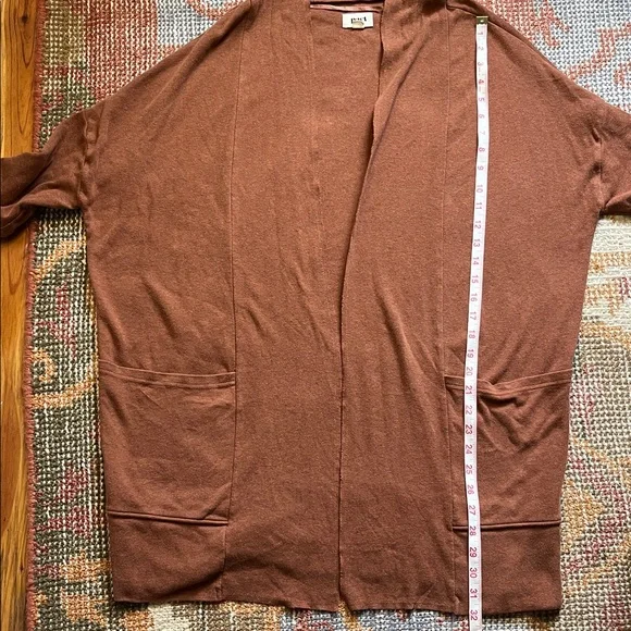 Pact 100% Organic Cotton Brown Cardigan Size XS - Picture 7 of 10
